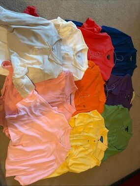 Lot of 10 Men’s XXL Polo Shirt Bundle‎ - Multi-Color